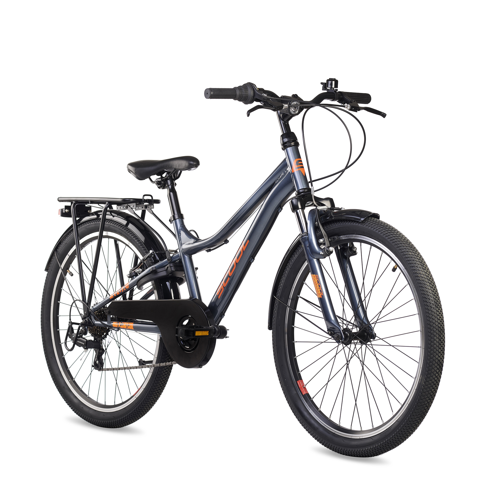 S'COOL troX 24-K6 Kinderfahrräder (grau) 2